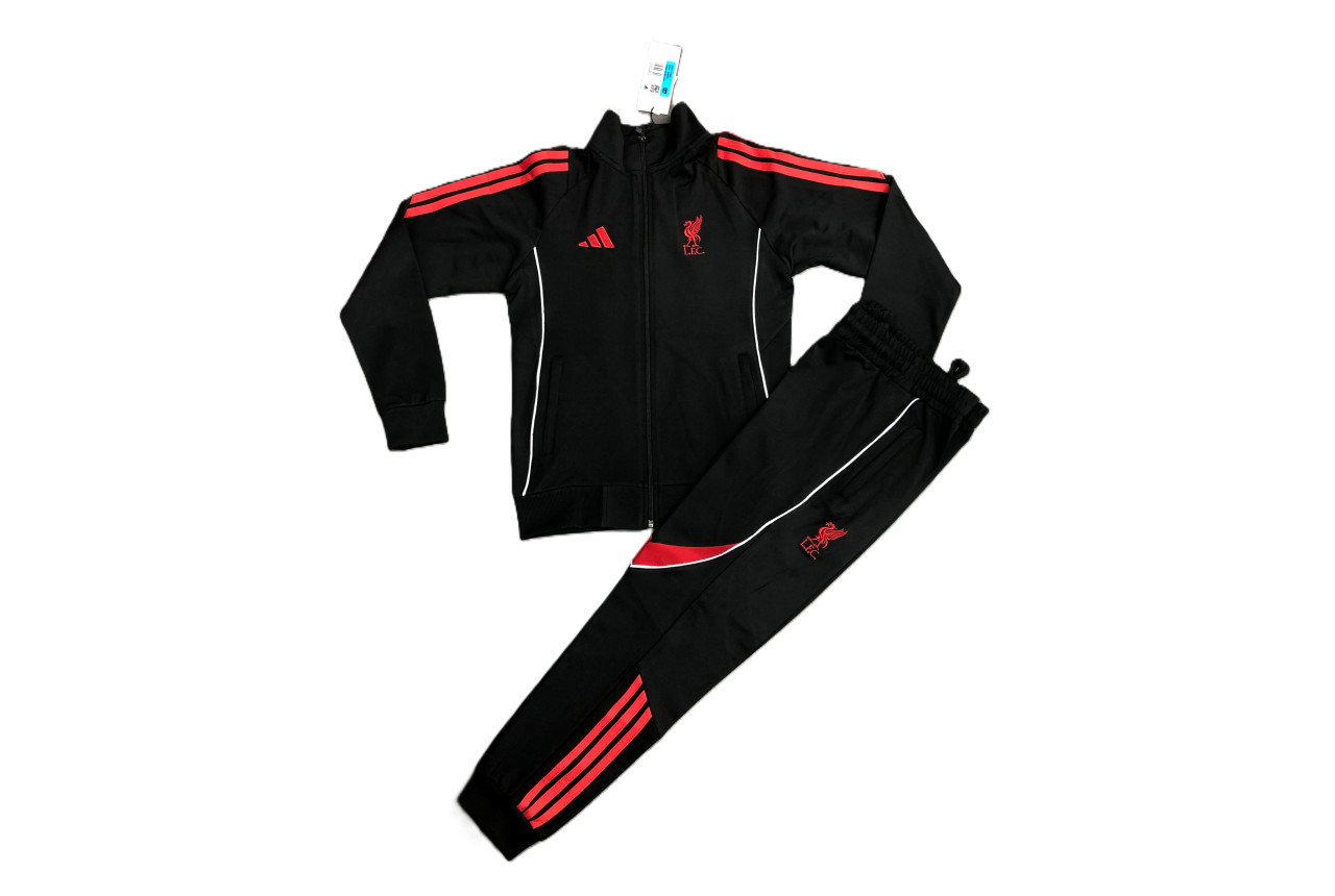 8408 Детски футболен екип Liverpool F.C. черно червено 